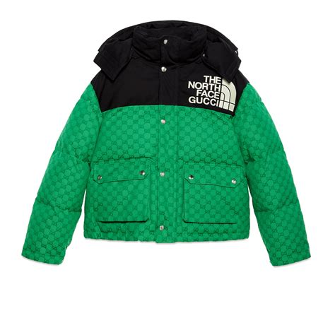 the north face gucci jacket green|north face x gucci outlet.